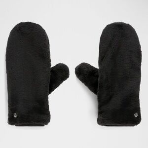 Plush Fleece Mittens /BLACK